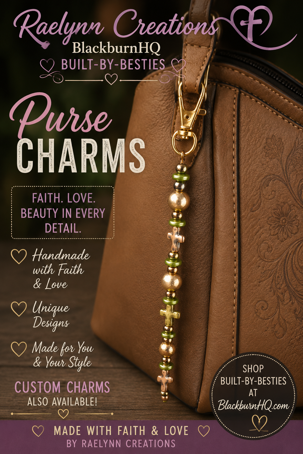 "Faith in Motion" - Handmade Charm