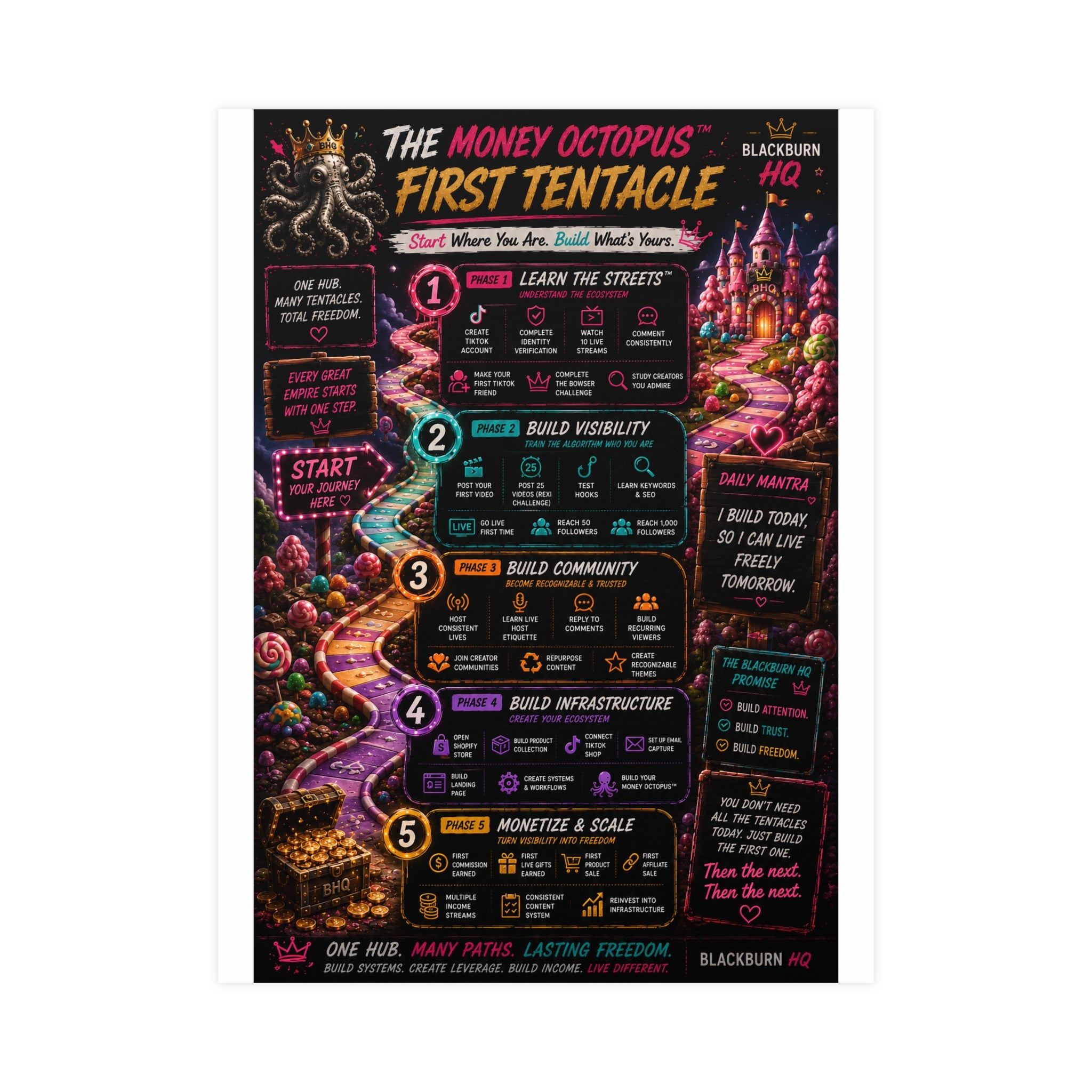 The Money Octopus™ First Tentacle Poster | Expansion Pack