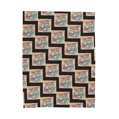 Besties & Coffee Zig Zag Plush Blanket
