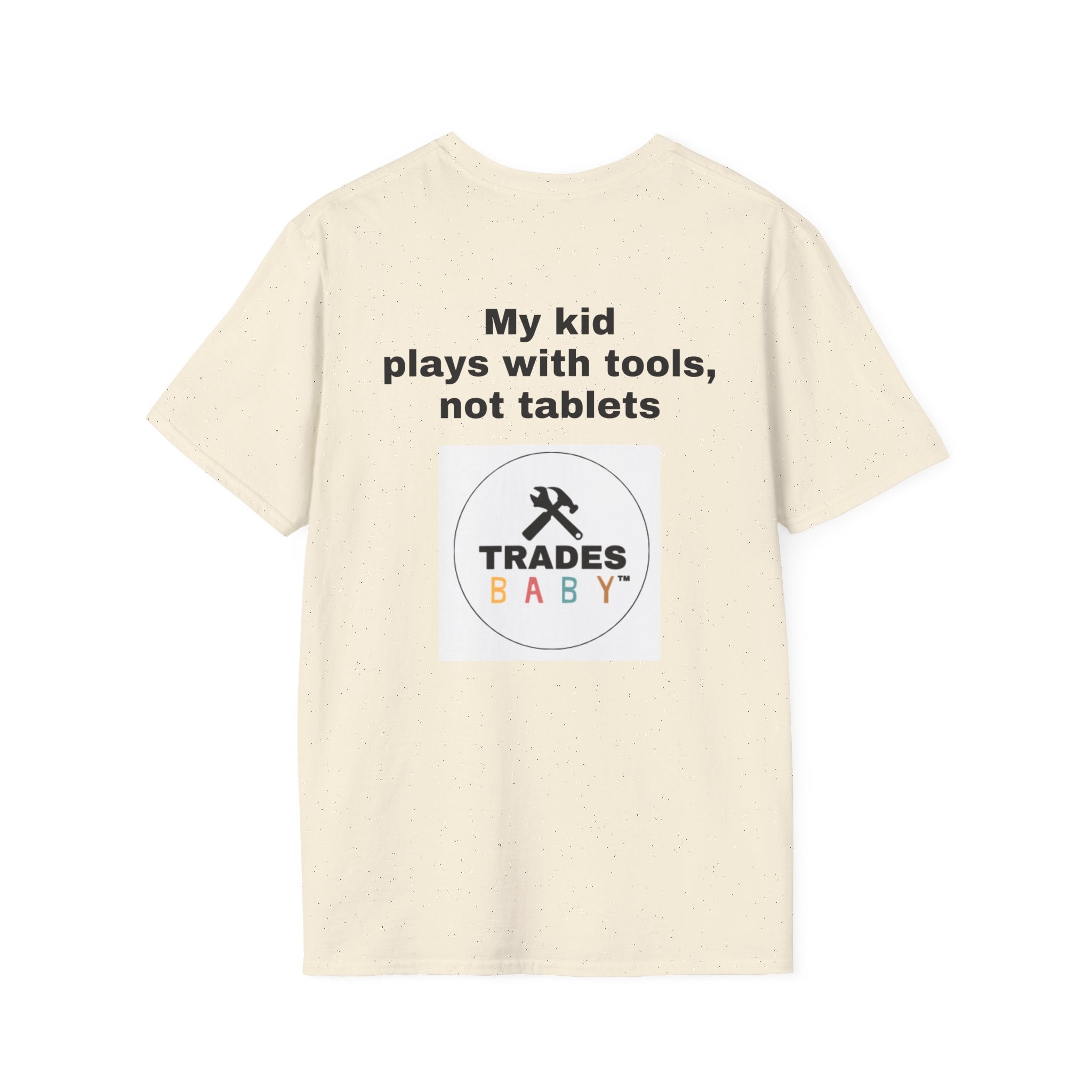 T-Shirt | TradesBaby Parenting Tee | Blue Collar Family Shirt for Hands-On Kids