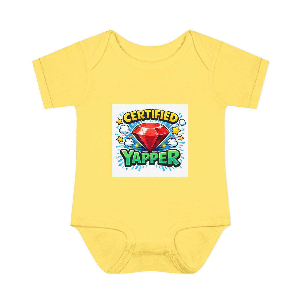 Certified Yapper Infant Bodysuit — "Mobile Order Curbside Pick Up" Funny Baby Onesie
