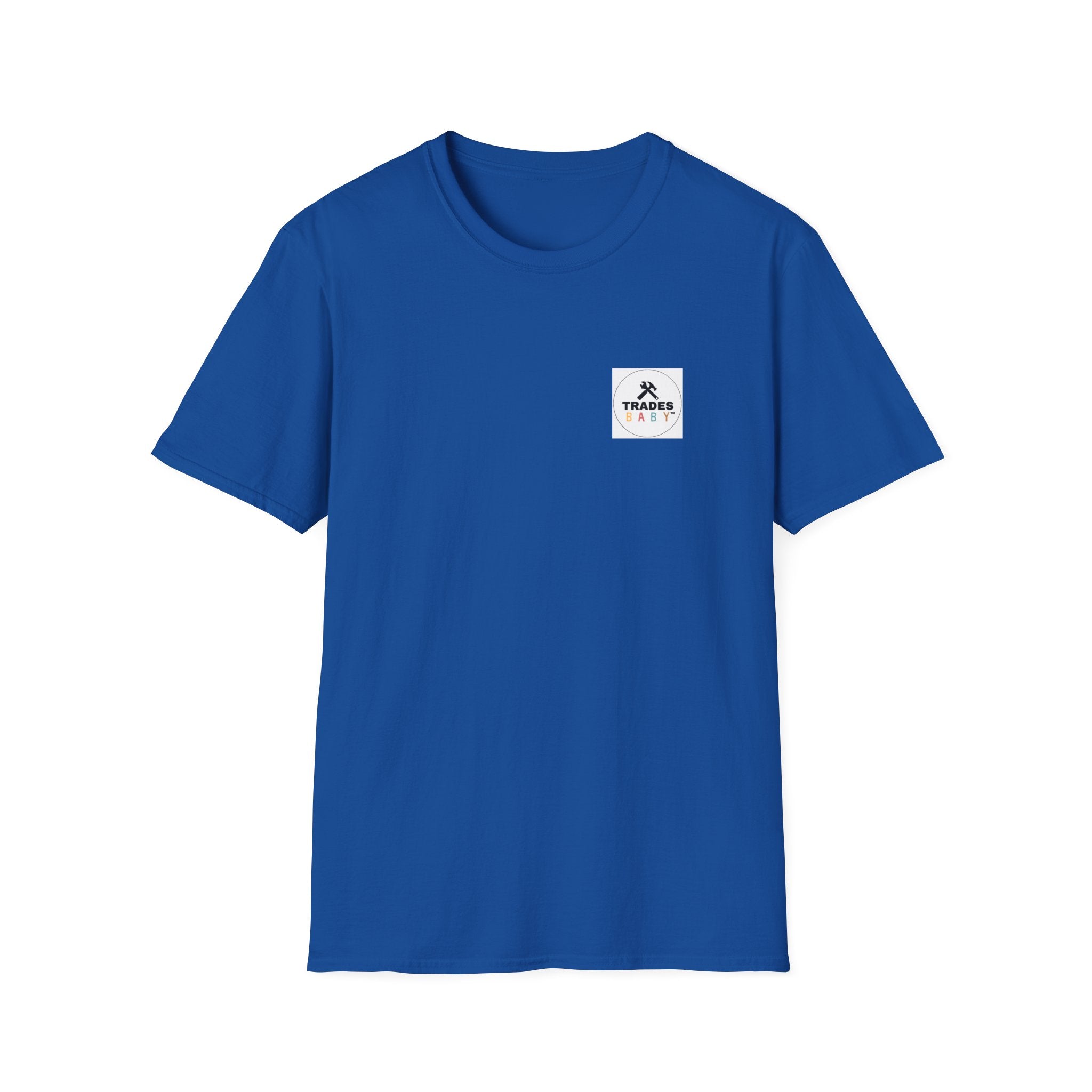 Raising Blue Collar Heroes T-Shirt | TradesBaby Family Tee | Blue Collar Pride Shirt for Parents & Skilled Trades Families