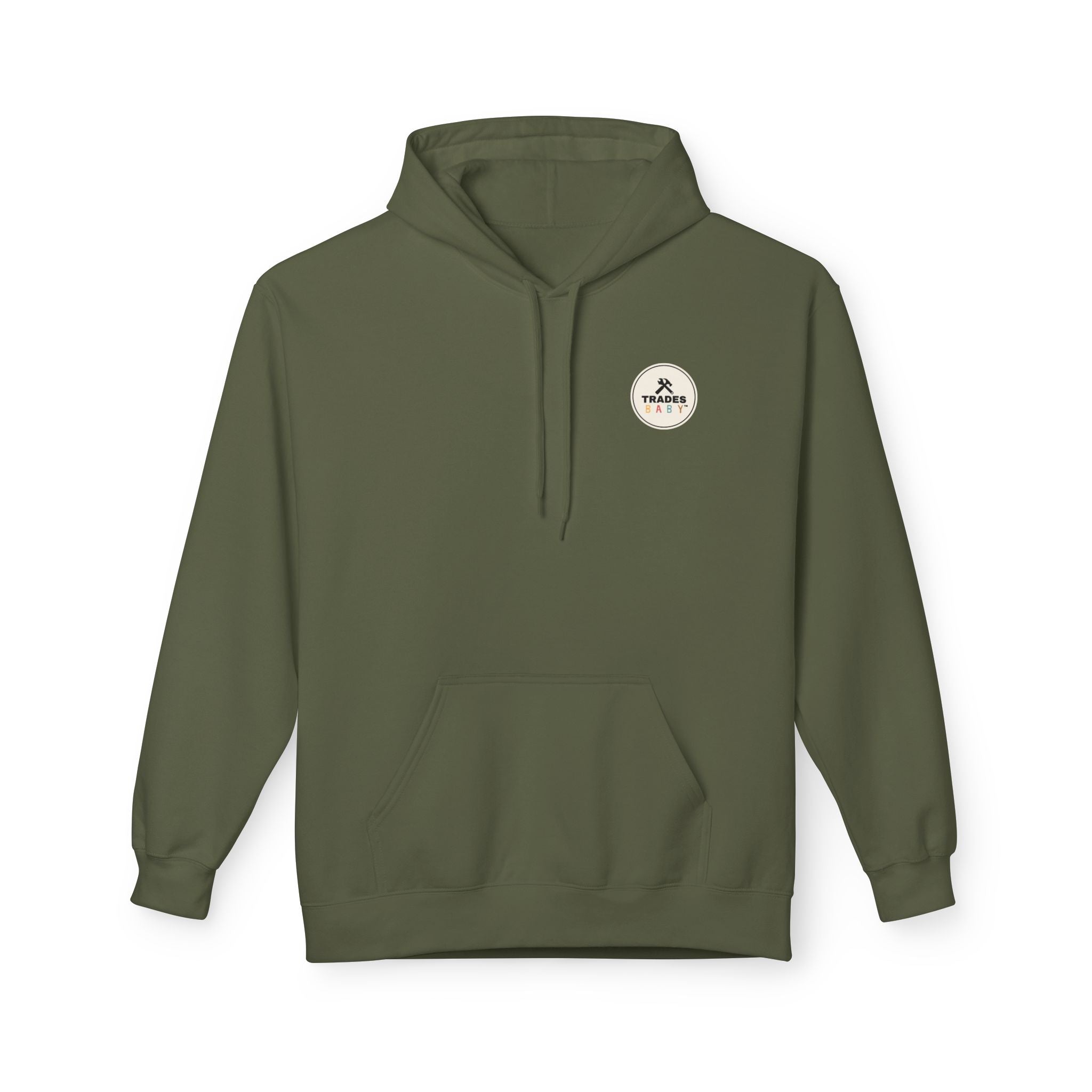 “Raising Blue Collar Heroes” Hoodie — TradesBaby Kids Hoodie for Future Builders & Hardworking Families