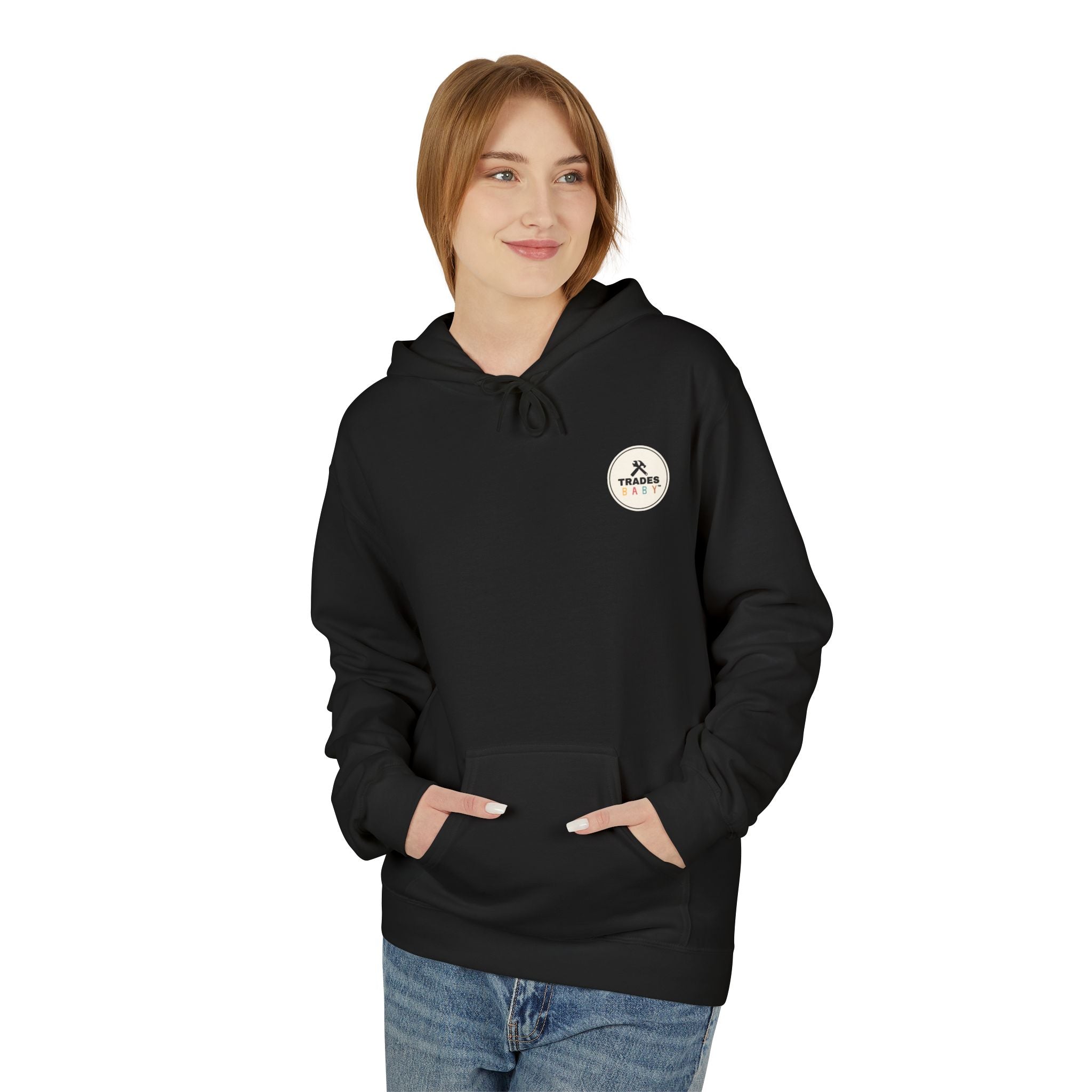 “Raising Blue Collar Heroes” Hoodie — TradesBaby Kids Hoodie for Future Builders & Hardworking Families