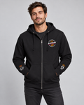 Money Octopus™ Black Zip-Up Hoodie
