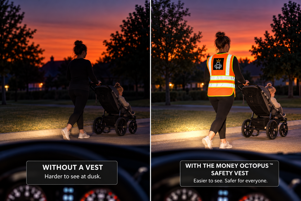 Money Octopus™ Safety Vest | High-Visibility ANSI Class 2