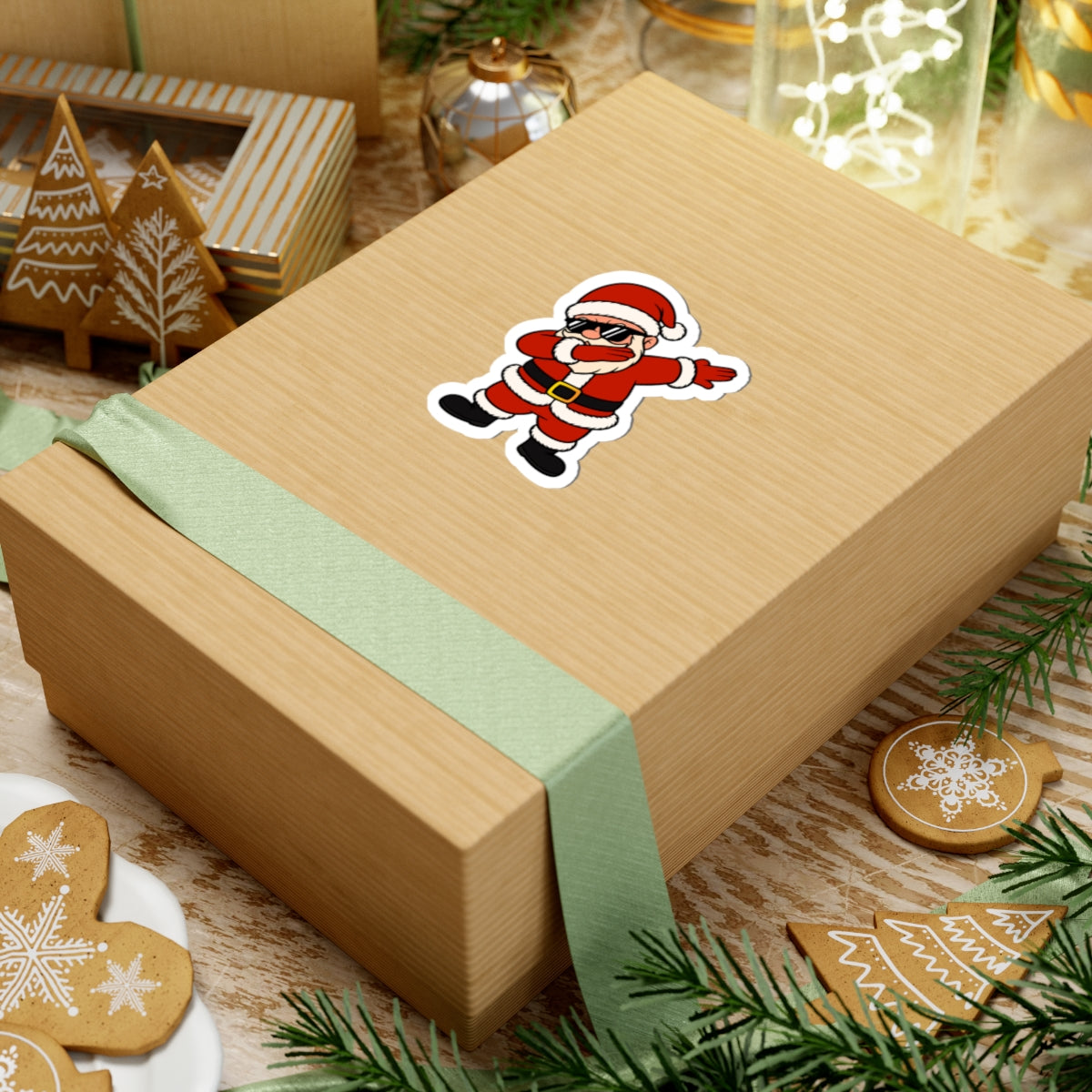 Dabbin’ Santa | Funny Christmas Vinyl Sticker 🎅