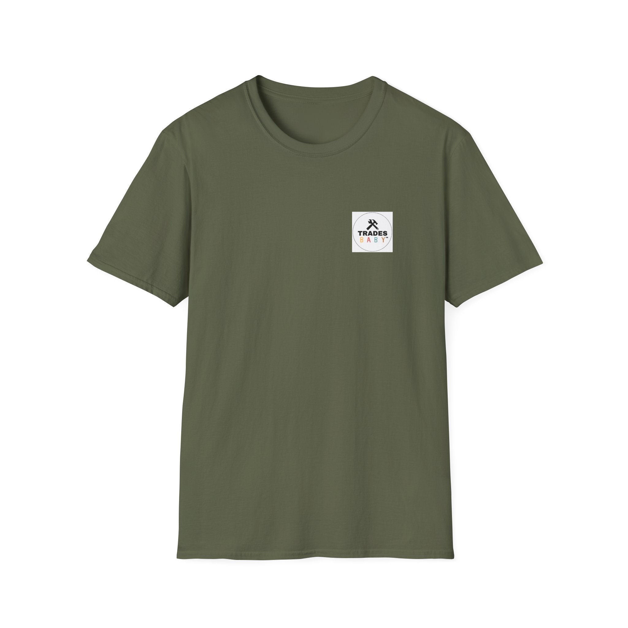 Raising Blue Collar Heroes T-Shirt | TradesBaby Family Tee | Blue Collar Pride Shirt for Parents & Skilled Trades Families