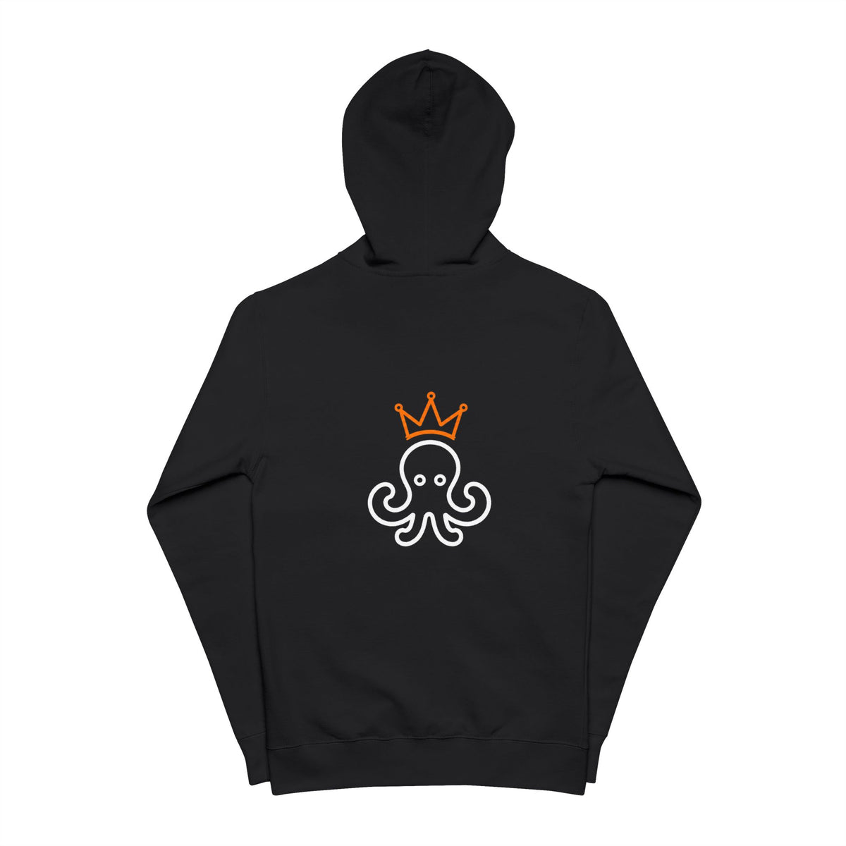 Money Octopus™ Black Zip-Up Hoodie