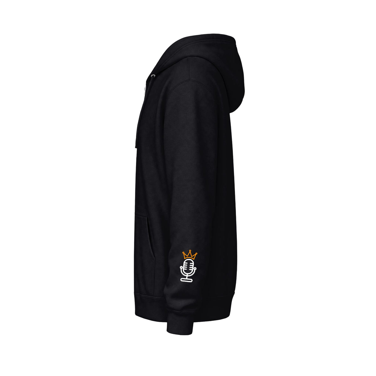 Money Octopus™ Black Zip-Up Hoodie