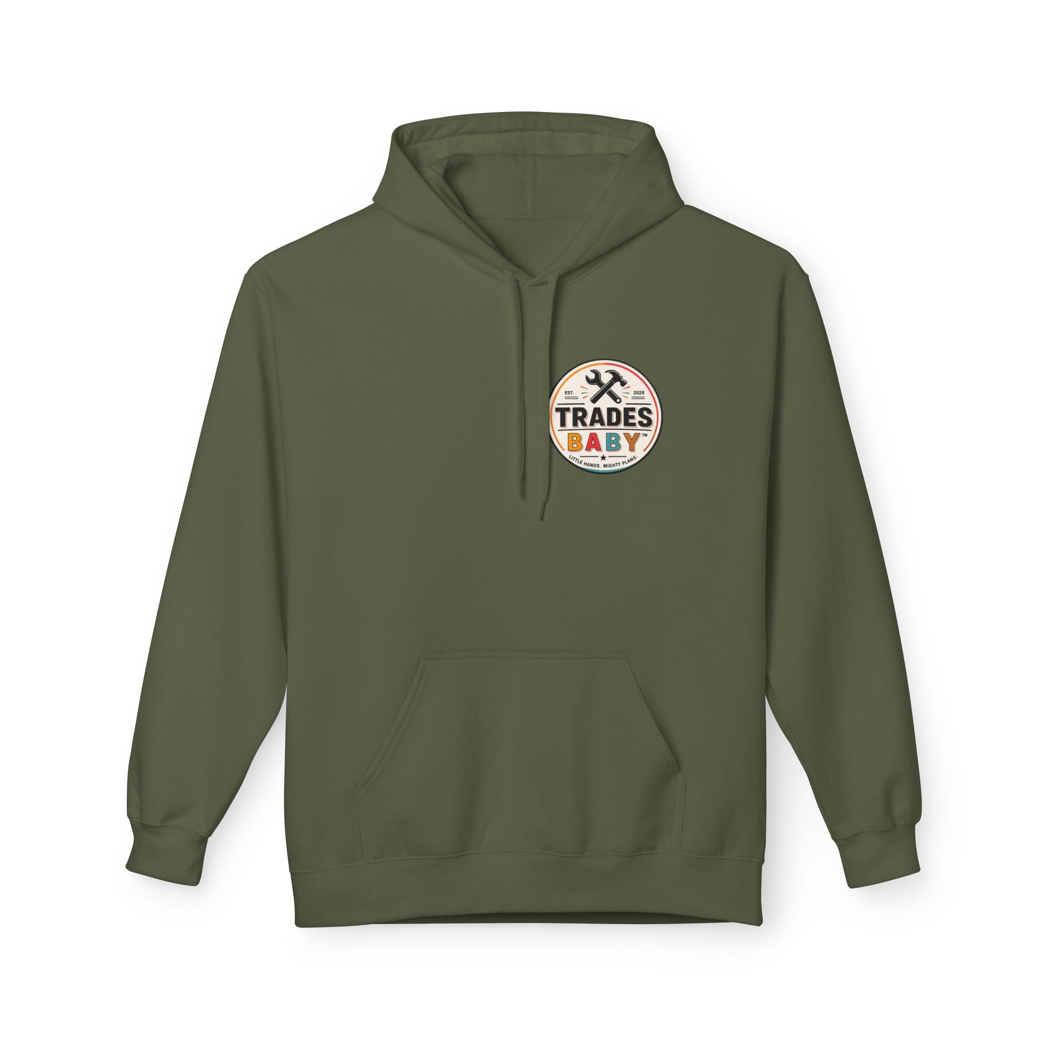 “My Kid Plays with Tools, Not Tablets” Hoodie — TradesBaby Kids Hoodie for Future Builders