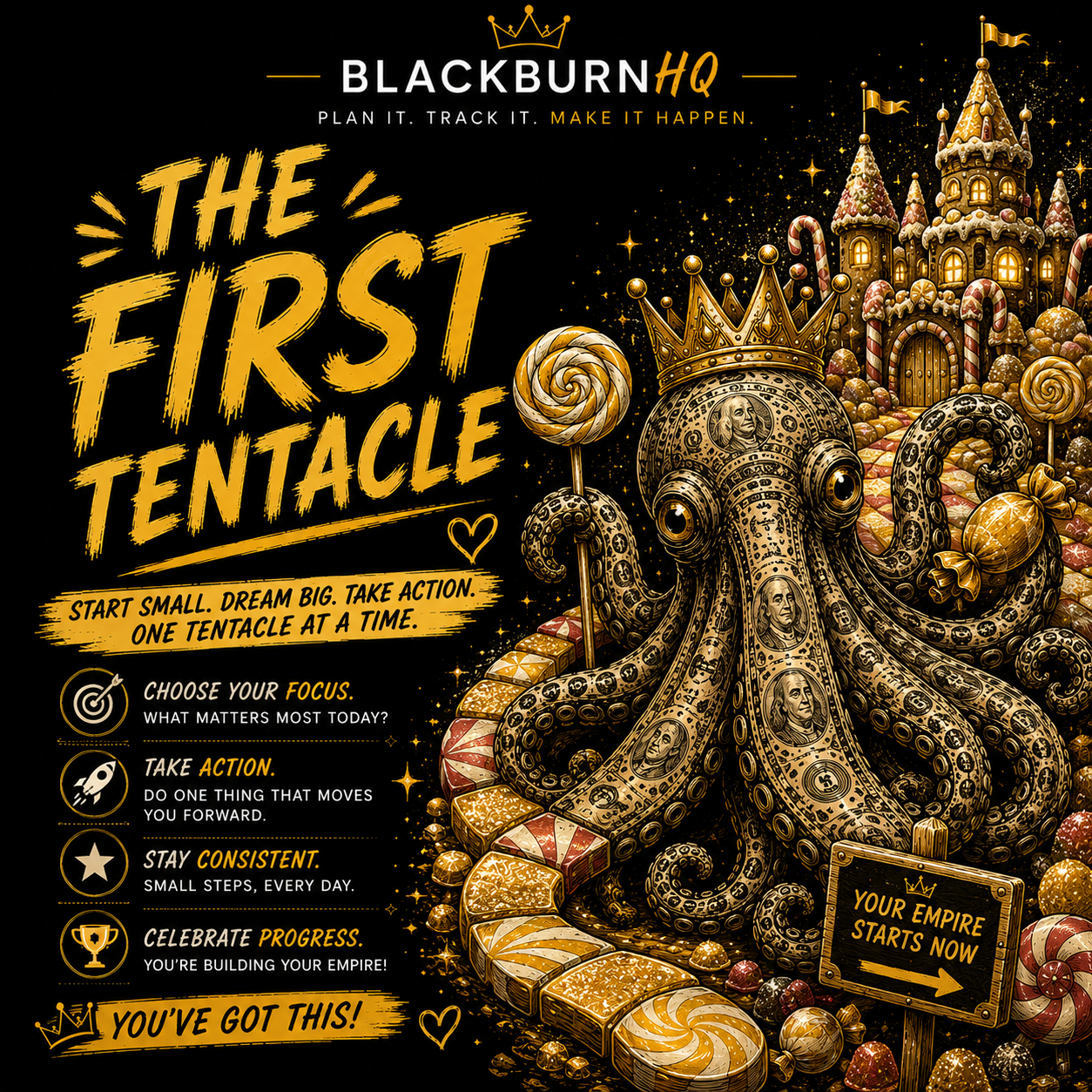 The Money Octopus™ First Tentacle Poster | Expansion Pack