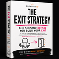 Book titled 'The Exit Strategy' by Blackburn HQ on a white background