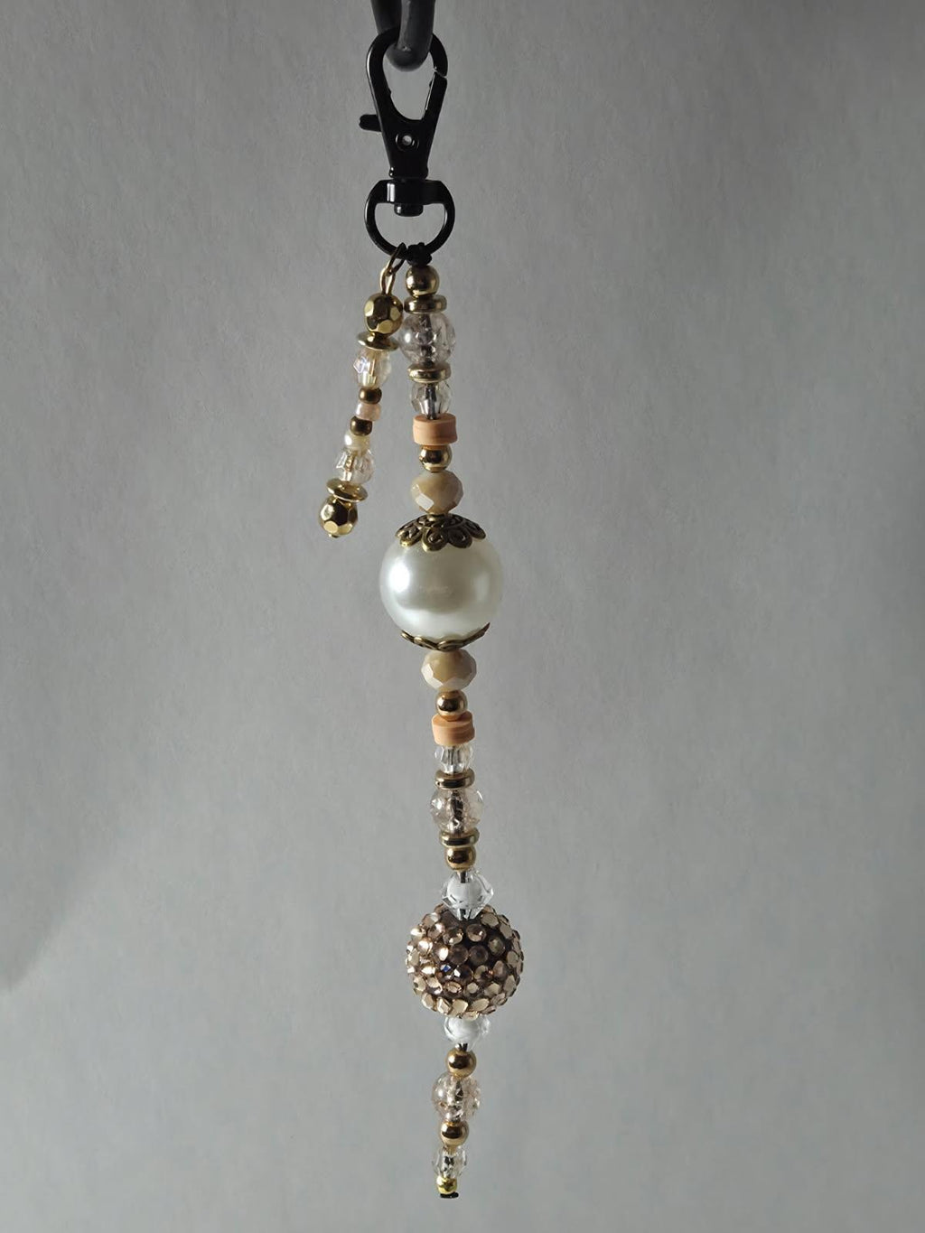 Golden Glow Purse Charm by Raelynn Creations
